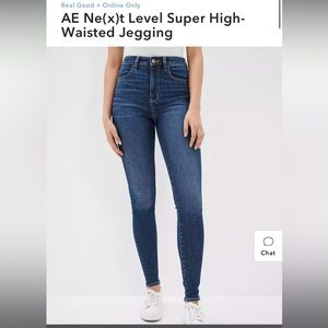 American Eagle Super High Rise Jegging
